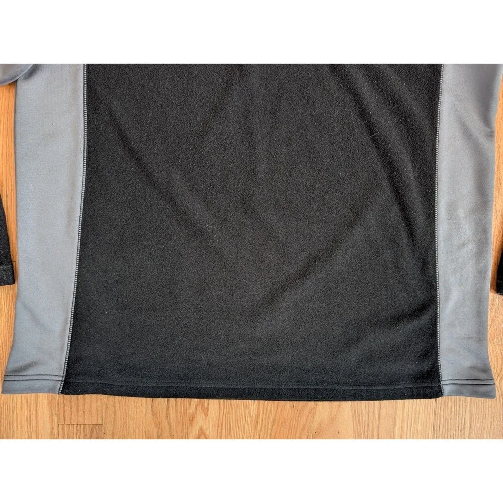 Chicago White Sox Fleece Pullover Mens XL Black 1/4 Zip Long Sleeve Majestic